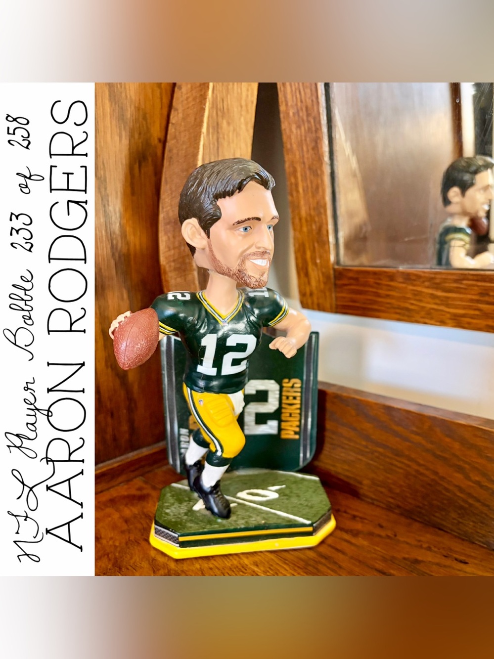 Aaron Rodgers Green Bay Packers NFL Player Bobble